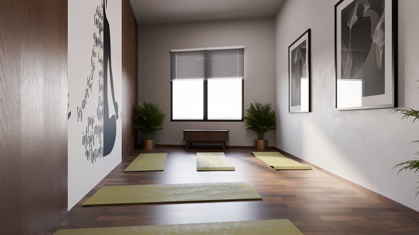  aadhya Yoga/Meditation Area