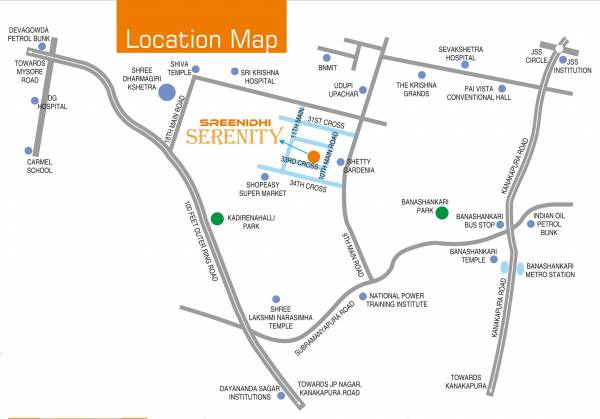  serenity Location Plan