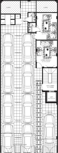  loukya-homes-luxury-builder-floor-11 Loukya Homes Luxury Builder Floor 11 Cluster Plan For Ground Floor