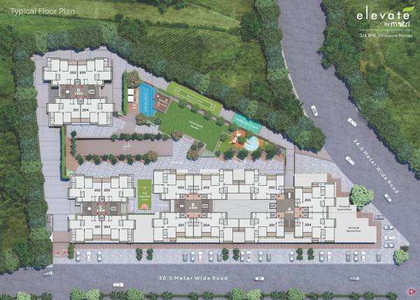  maitri-elevate Block A Cluster Plan