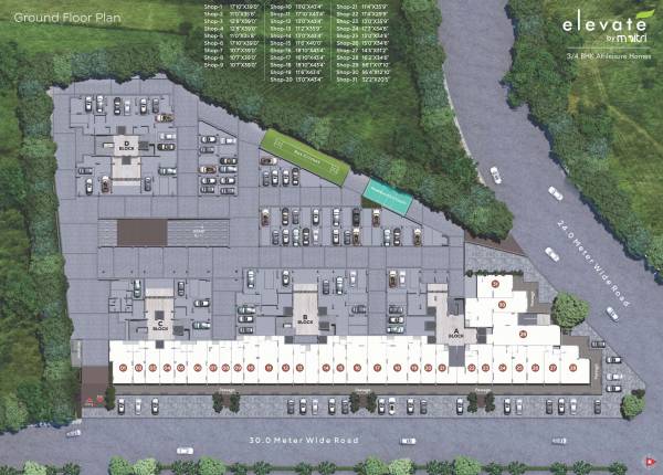  maitri-elevate Block A Cluster Plan