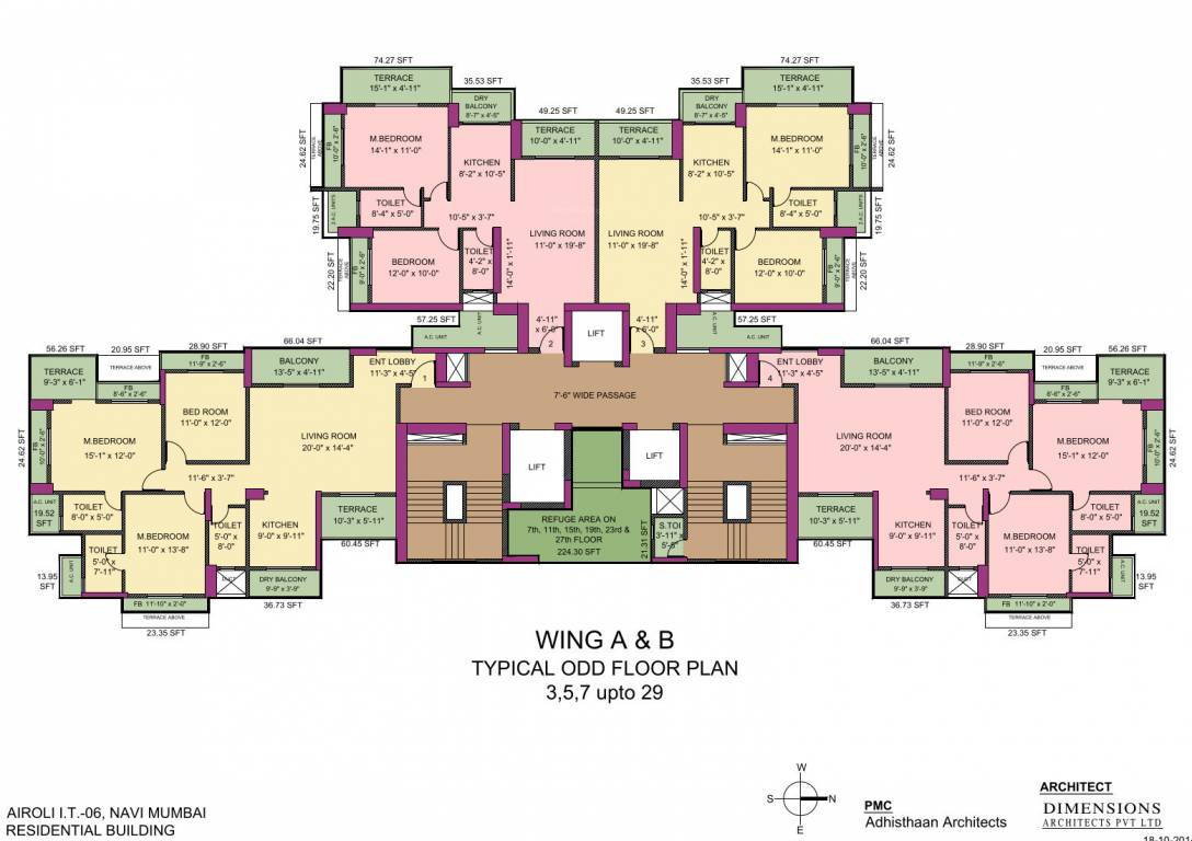  bhakti park b wing B Wing Cluster Plan