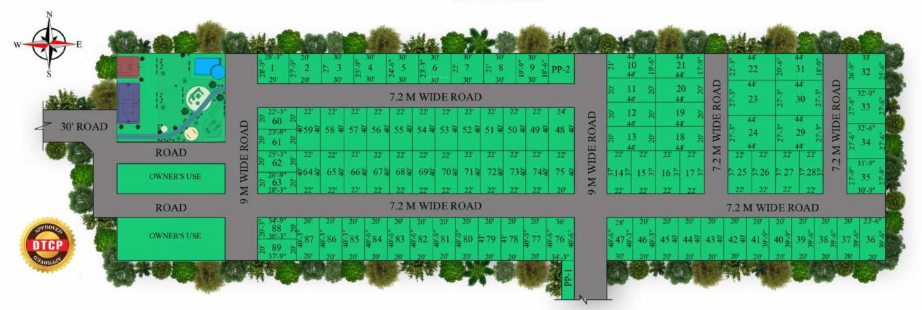  shobha blossoms Layout Plan
