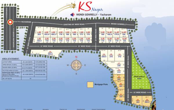  k-s-nagar-mondi-gowrelly Layout Plan