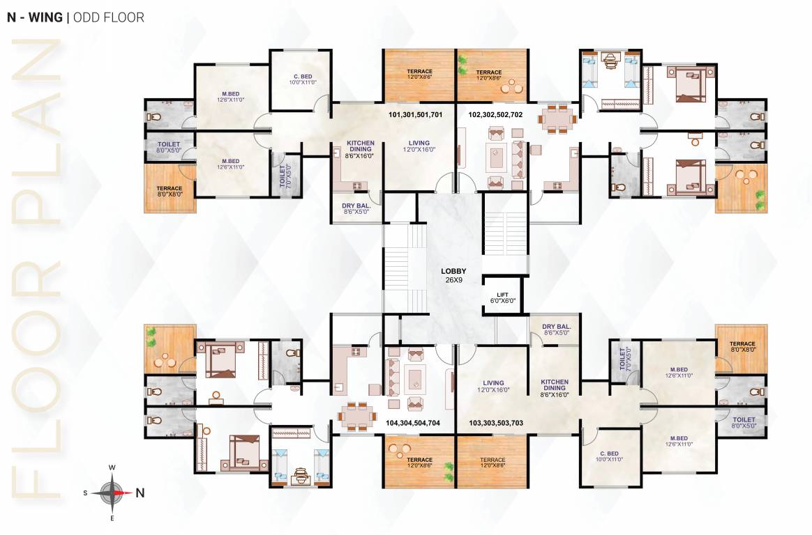  sai pearl phase 6 N Cluster Plan