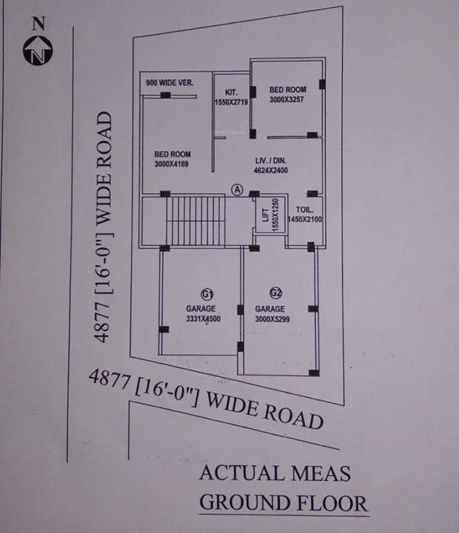  jhumur apartment Jhumur Apartment Ground Floor Cluster Plan