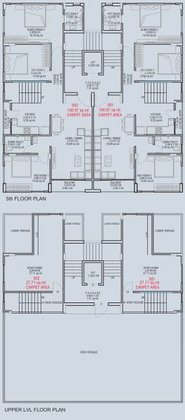 Zeenat Heights Cluster Plan for 5th Floor heights Zeenat Heights Cluster Plan for 5th Floor