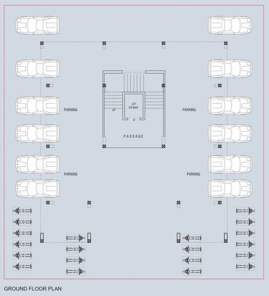 Zeenat Heights Cluster Plan for ground Floor heights Zeenat Heights Cluster Plan for ground Floor