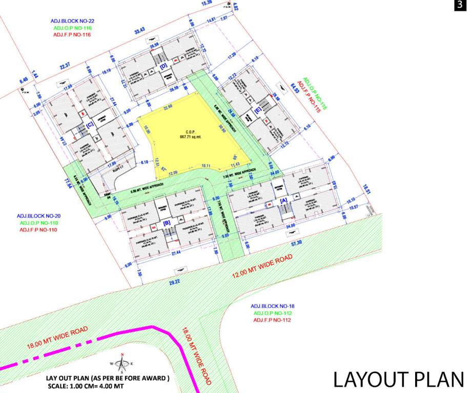 tulip residency Layout Plan