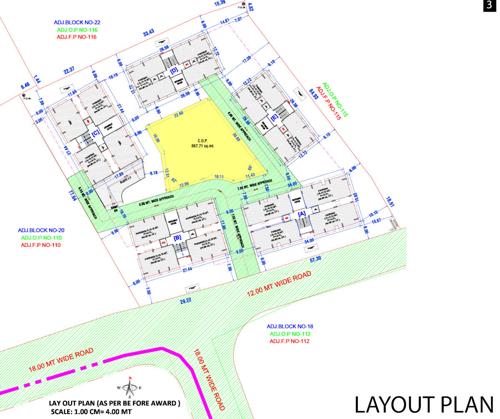 Layout Plan tulip-residency Layout Plan