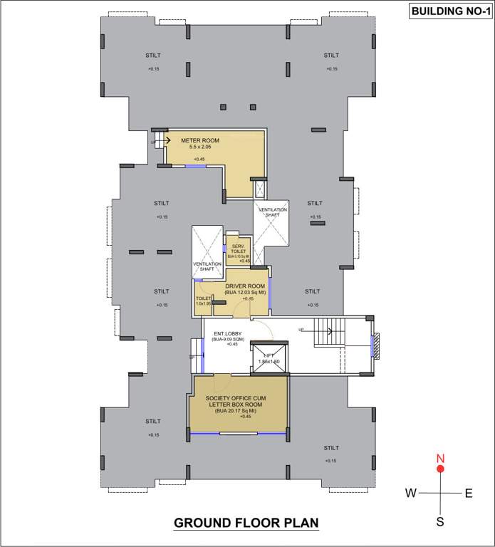  gokul heights Gokul Heights Cluster Plan for ground Floor