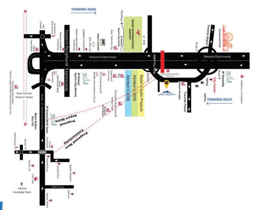  jewar-residency Location Plan