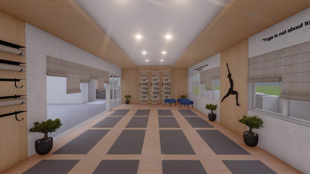  galaxy Yoga/ Meditation Area