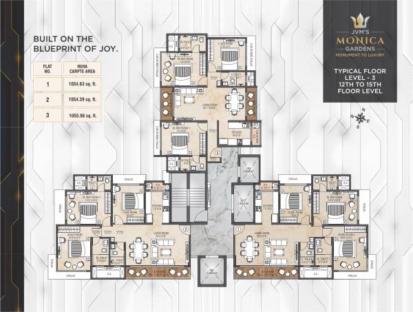  monica-gardens Monica Gardens Cluster Plan