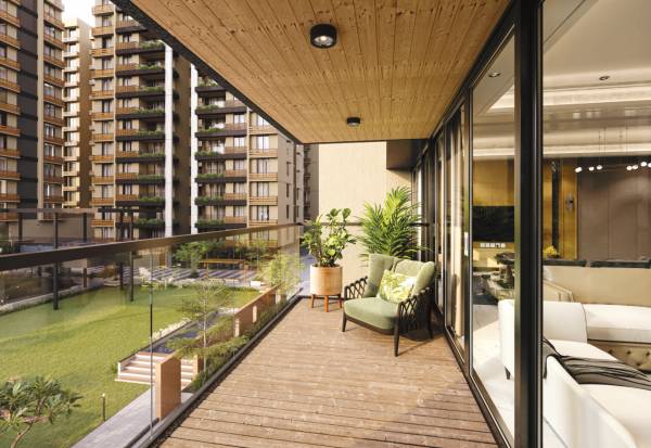 Balcony gradient Balcony