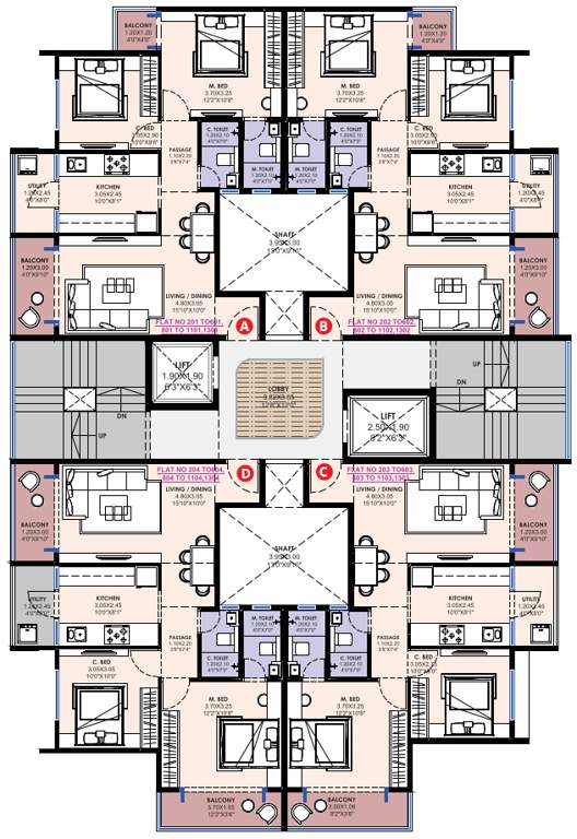  mateshwari aangan Shree Mateshwari Aangan Wing A Cluster Plan