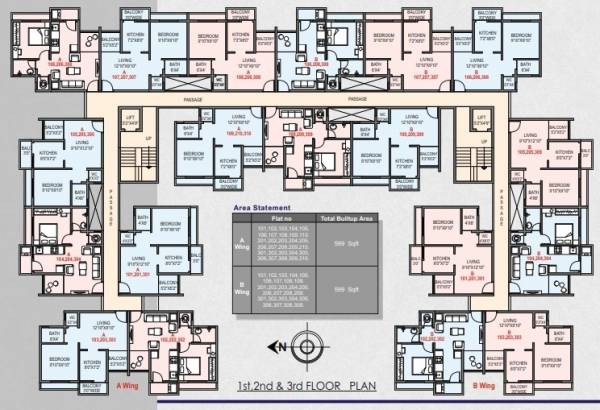 shree-paradise Shree Paradise Wing A Cluster Plan