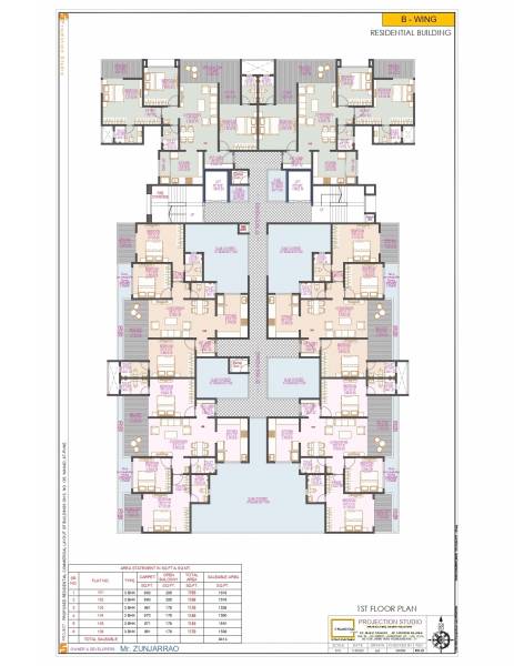  malhar Wing B Residential Cluster Plan