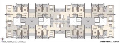  shree-vitthal-towers Shree Vitthal Towers Building C and D Cluster Plan