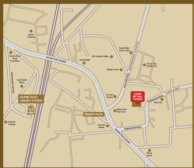  shree-vitthal-towers Location Plan