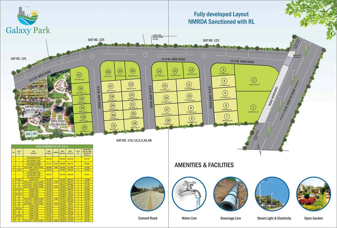  galaxy park Layout Plan