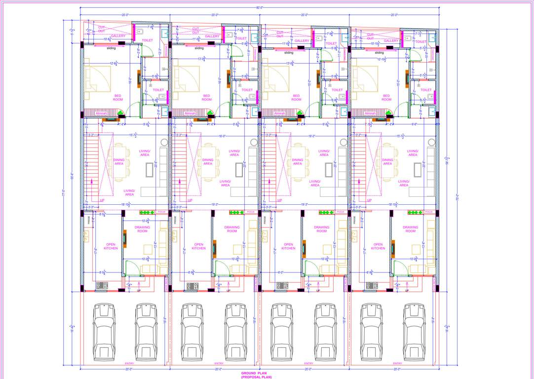  the elegant The Elegant Cluster Plan for ground Floor