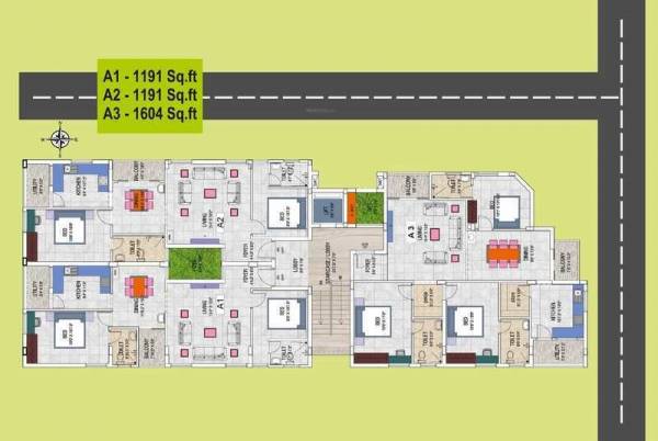  vistara-homes Cluster Plan