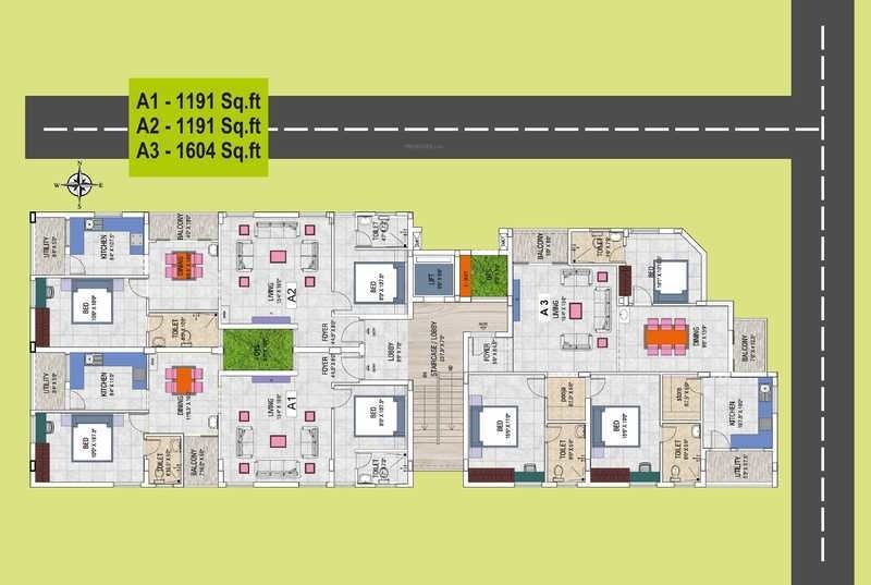  vistara homes Cluster Plan