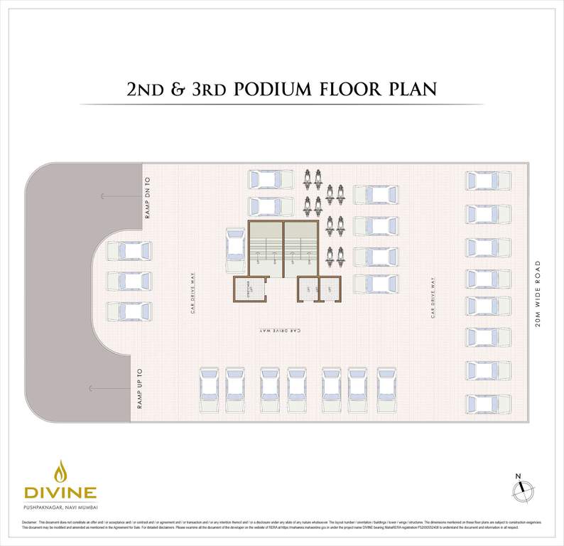 divine Divine Cluster Plan from 2nd to 3rd Floor