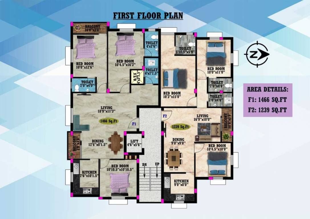  dharshini flats Vishnu Dharshini Flats Cluster Plan