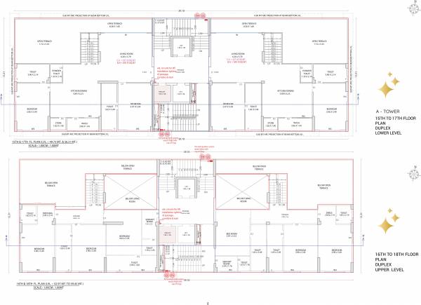 Tower A Cluster Plan from 15th to 18th Floor estella Tower A Cluster Plan from 15th to 18th Floor