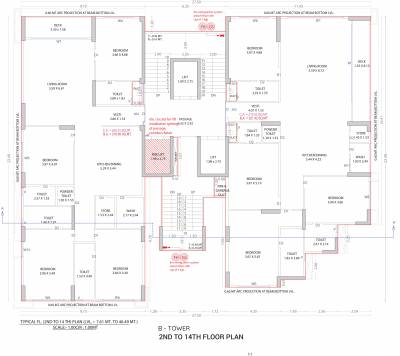  estella Tower B Typical Cluster Plan