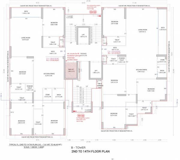 Tower B Typical Cluster Plan estella Tower B Typical Cluster Plan