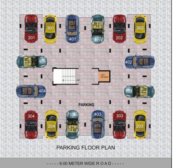  galaxy Building 1 & 2 Stilt Floor Cluster Plan