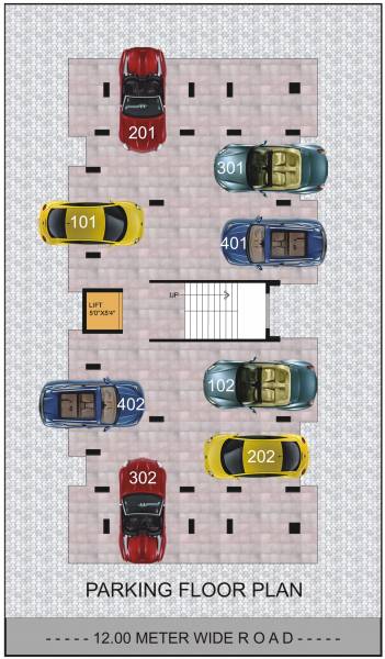  glory Aaradhya Glory Parking Cluster Plan