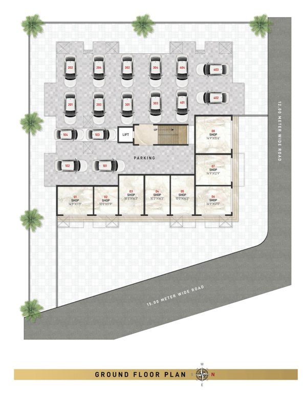  imperia Imperia Stilt Floor Cluster Plan