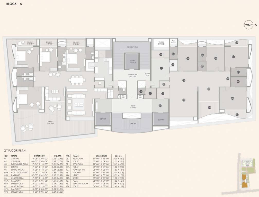  the emberlynn Block   A Cluster Plan For 2nd Floor