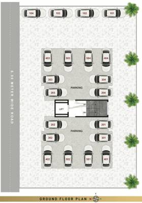  jasmine Aaradhya Jasmine Cluster Plan for ground Floor