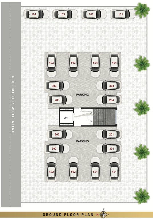  jasmine Aaradhya Jasmine Cluster Plan for ground Floor