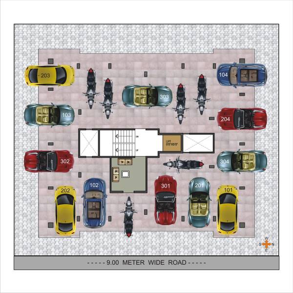  palace Palace Stilt Floor Cluster Plan