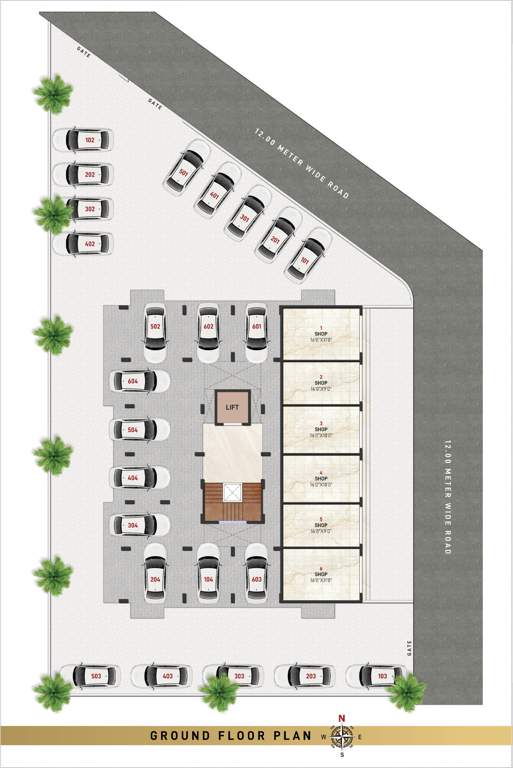  sparkle Aaradhya Sparkle Ground Cluster Plan