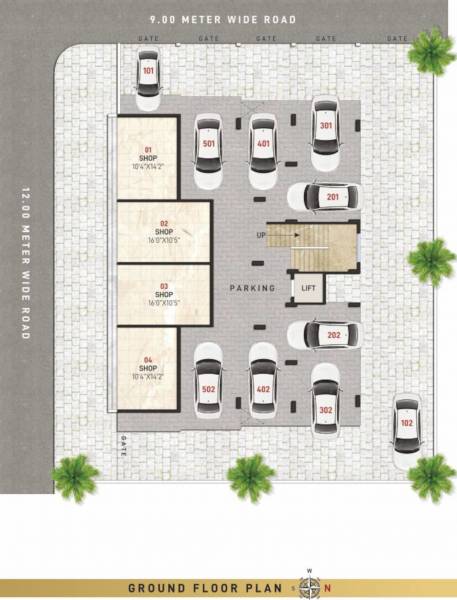  lotus Aaradhya Lotus Ground Cluster Plan