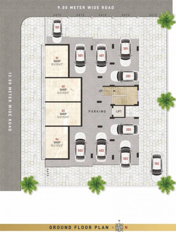  lotus Aaradhya Lotus Ground Cluster Plan