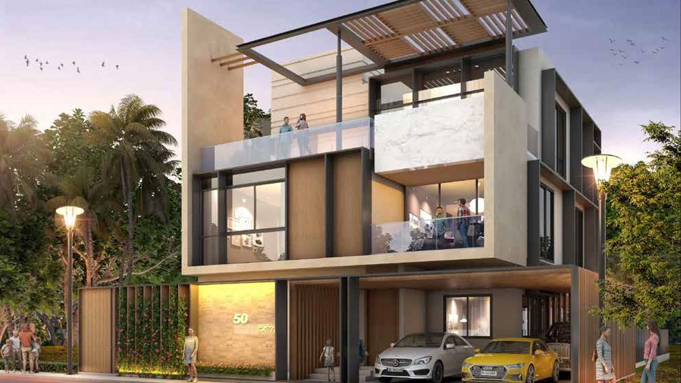  the prestige city hyderabad villas Elevation