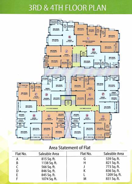  shiv-sankar-apartment Cluster Plan