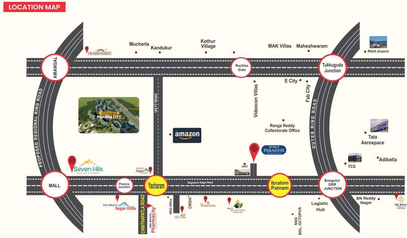 seven hills Location Plan