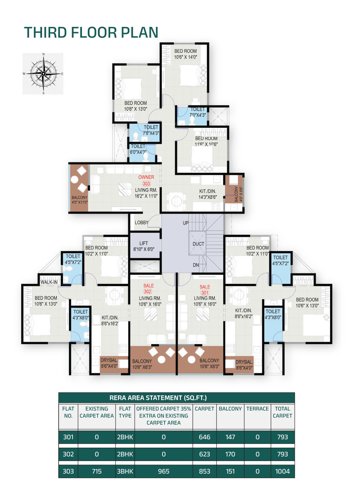  ved-anandghan Ved Anandghan Cluster Plan for 3rd Floor
