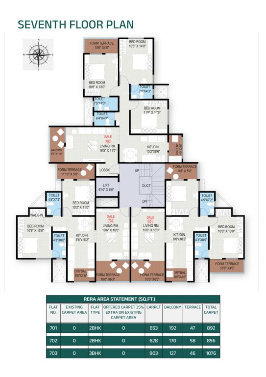  ved anandghan Ved Anandghan Cluster Plan for 7th Floor