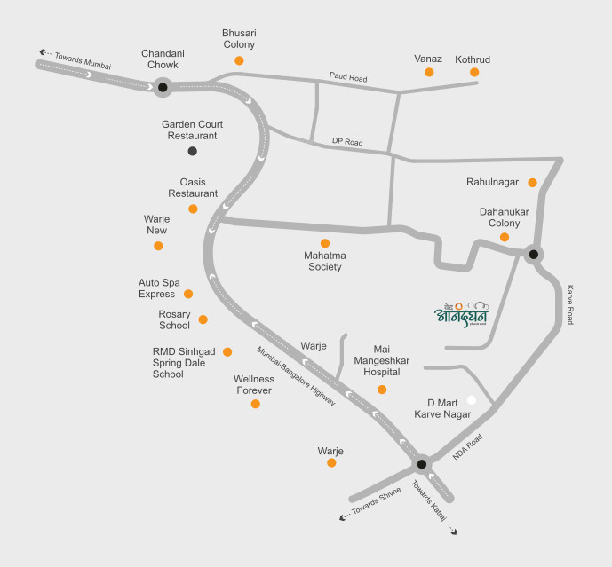  ved anandghan Location Plan