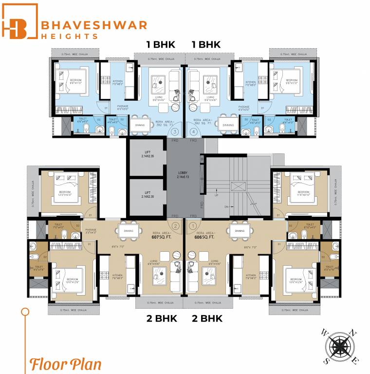  bhaveshwar heights Bhaveshwar Heights Cluster Plan